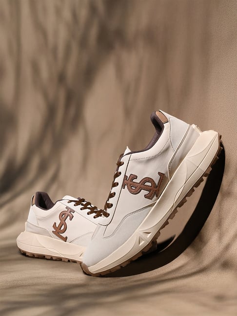 Louis Stitch Men's Nude Casual Sneakers-picture-29