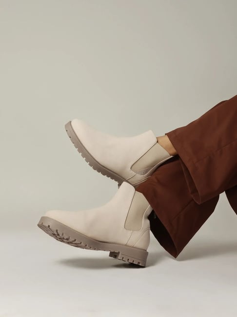 Chelsea Boots Cream Suede Boots Zara Buy Rare Rabbit Men's Off