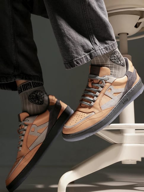 Buy Rare Rabbit Men's Orange Sneakers at Best Price Tata CLiQ