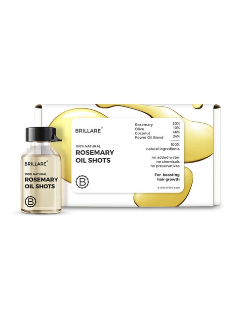Brillare Rosemary Oil Shots For Rapid Hair Growth - 48 ml
