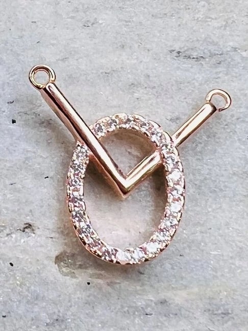 Arte Jewels 925 Sterling Silver Rose Gold Pendants for Women-picture-33