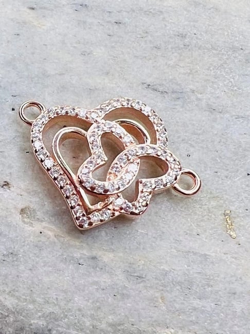 Arte Jewels 925 Sterling Silver Rose Gold Pendants for Women-picture-31