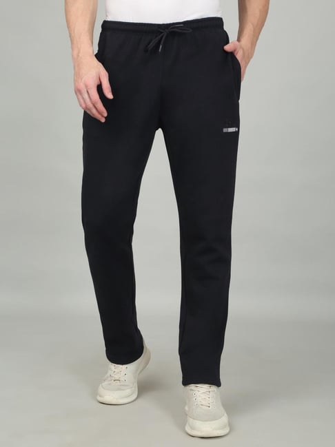 Cantabil Navy Blue Regular Fit Trackpants-picture-42