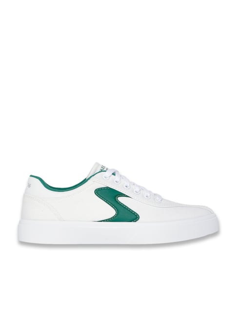 Buy Skechers Women's EDEN LX White Green Sneakers at Best Price