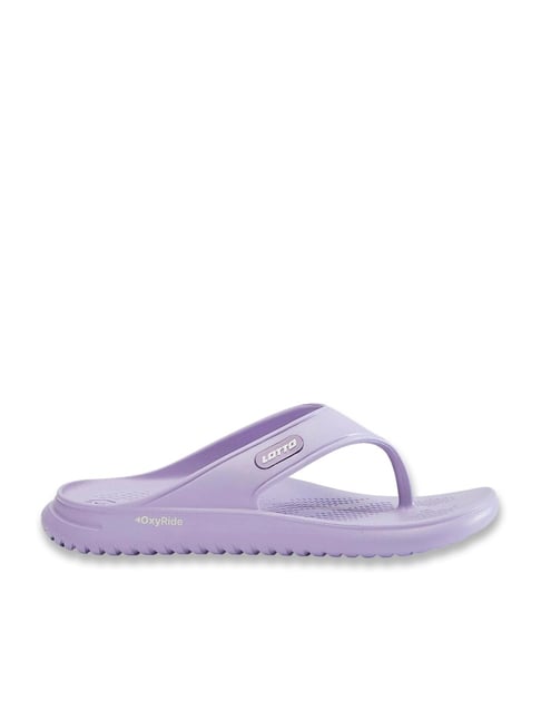 Lotto Women's Momentum Lilac & White Flip Flops