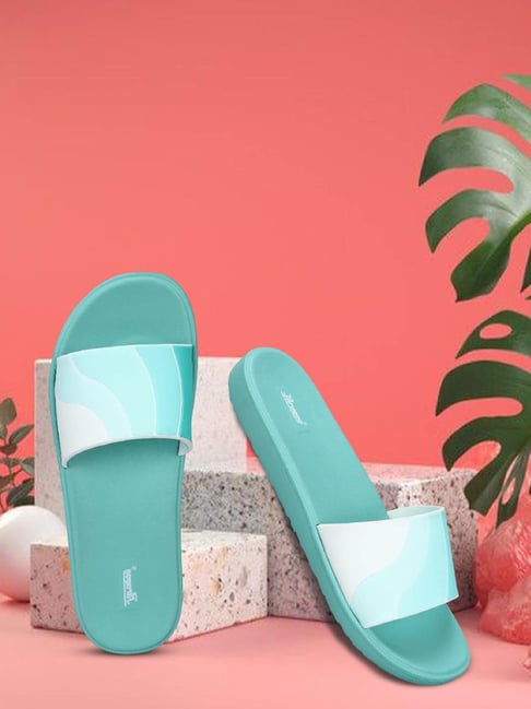 Paragon Women's Ice Green Slides-picture-30