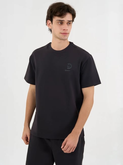 Dcyphr Black Cotton Regular Fit T-Shirt-picture-27