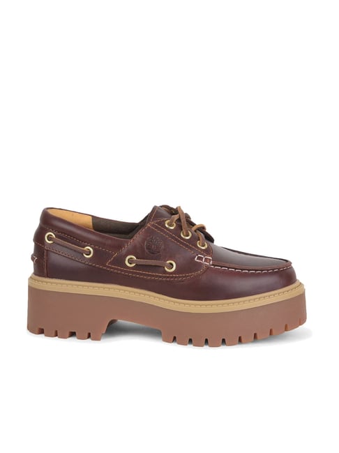 Timberland Women's Burgundy Boat Shoes
