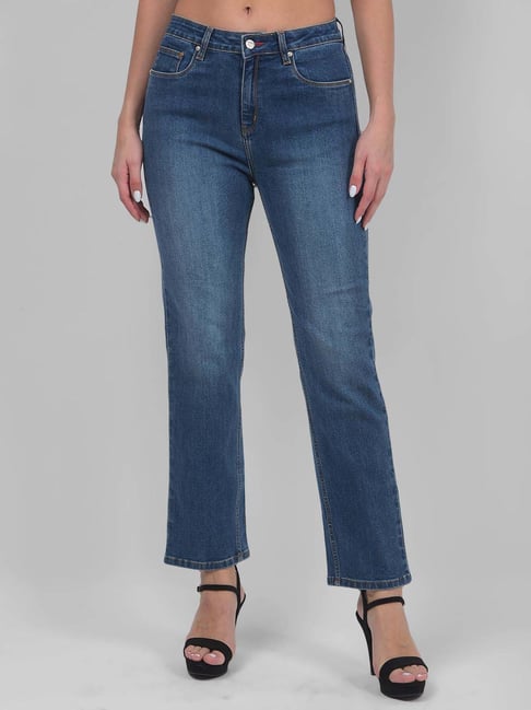 Numero Uno Mid Blue Regular Fit Jeans