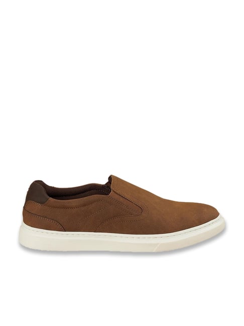 Forca by Lifestyle Men's Tan Slip-On Shoes