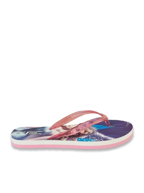 Fame Forever by Lifestyle Girls Purple Flip Flops