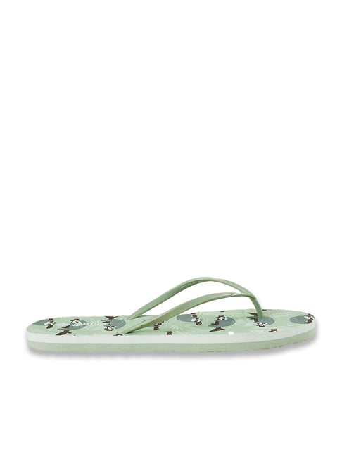 Ginger by Lifestyle Women's Green Flip Flops-picture-25