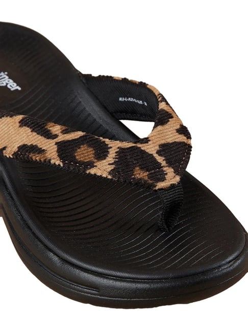 Buy Ginger by Lifestyle Women's Tan Flip Flops at Best Price