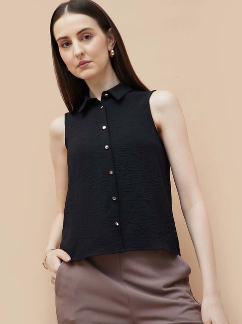 Code By Lifestyle Black Regular Fit Top-picture-33