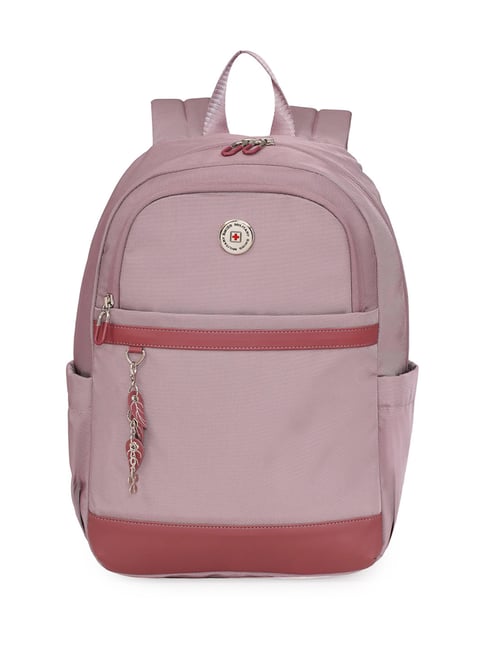 Swiss Military Black Purple Medium Laptop Backpack-picture-41