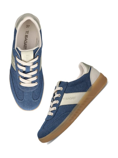 BAGATT Women's Alison Evo Blue Casual Sneakers