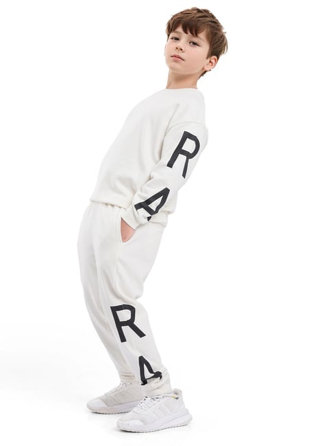 Kids Cotton On White Track Pants Sweat Pants 4t Boys DCUTERQ Kids