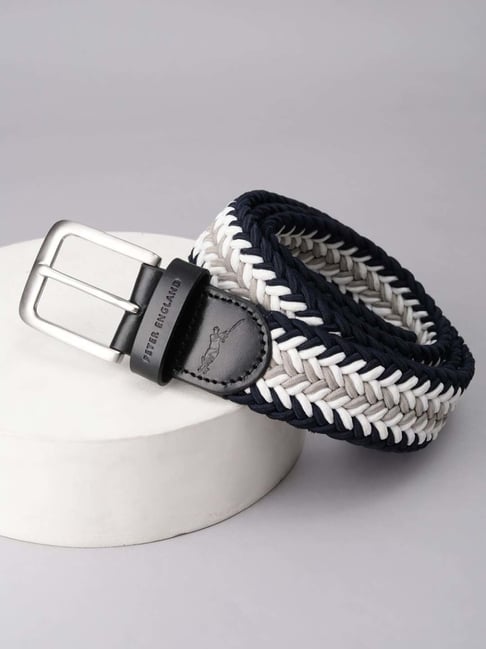 Peter England Popular Belts Buy Peter England Navy Leather