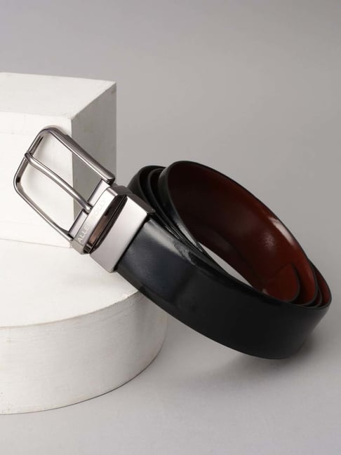 Allen Solly Black Leather Formal Belt