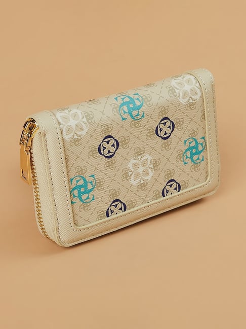Ginger by Lifestyle Beige Logo Zip Around Wallet-picture-43