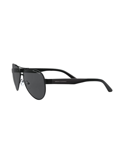 Armani Exchange Men UV Protected Grey Lens Pilot Sunglasses - 0AX2034S60008759-picture-35
