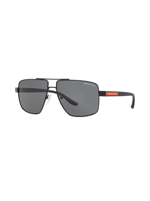 Armani Exchange Men Polarized Grey Lens Irregular Sunglasses - 0AX2037S60008160-picture-25