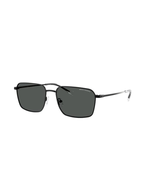 Armani Exchange Men UV Protected Grey Lens Rectangle Sunglasses  0AX2053S60008757