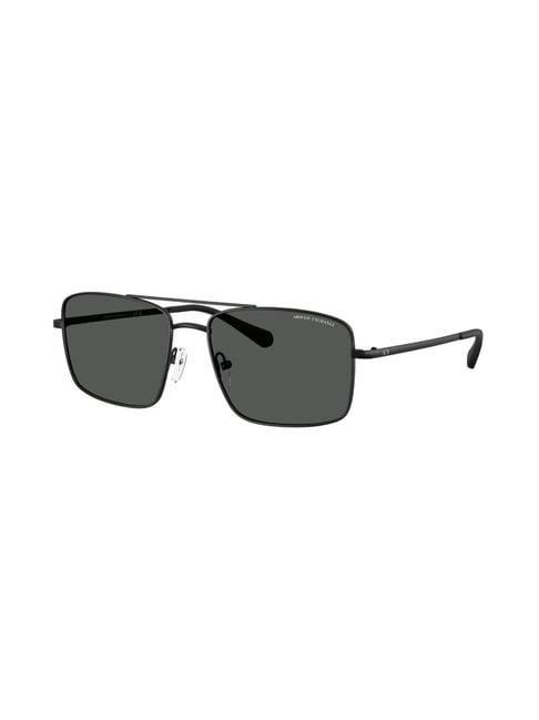 Armani Exchange Vibes Grey UV Protected Pilot Sunglasses for Men 0AX2054S60008757-picture-29