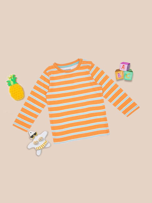 Pantaloons Baby Boys Orange T-Shirt