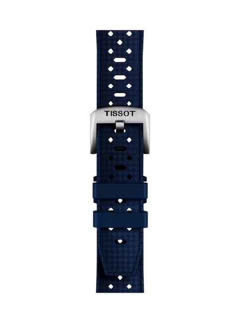 Buy Tissot Official Blue Rubber Strap Lugs 20 mm at Best Price
