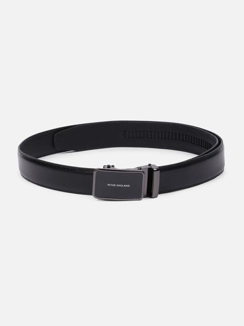 Van Heusen Black Textured Leather Casual Belt-picture-21