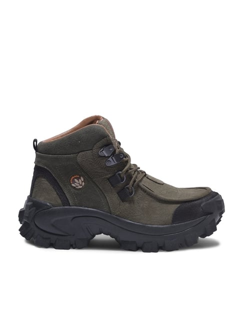 Buy Woodland Men's Olive Green Boots at Best Price Tata CLiQ