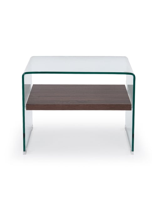 Durian Clear Glass Glass Contemporary Side Table-picture-39