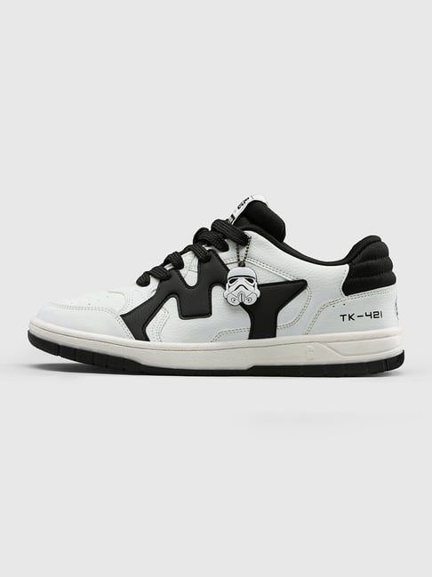 The Souled Store Men's Stormtrooper White Casual Sneakers