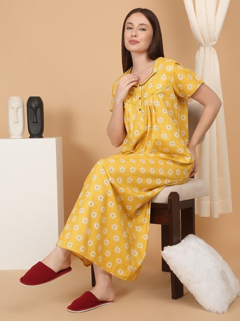 ankle length night dress Ekouaer Women Nightgowns Short Sleeve Crew Neck Night Gown Full Length Sleep