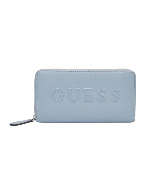 Guess Pale Denim Haddington Zip Around Wallet-picture-19