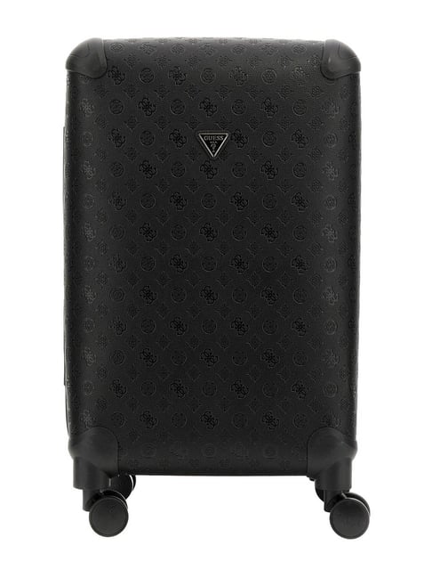 Guess Black Wilder Logo Checked Luggage-picture-17