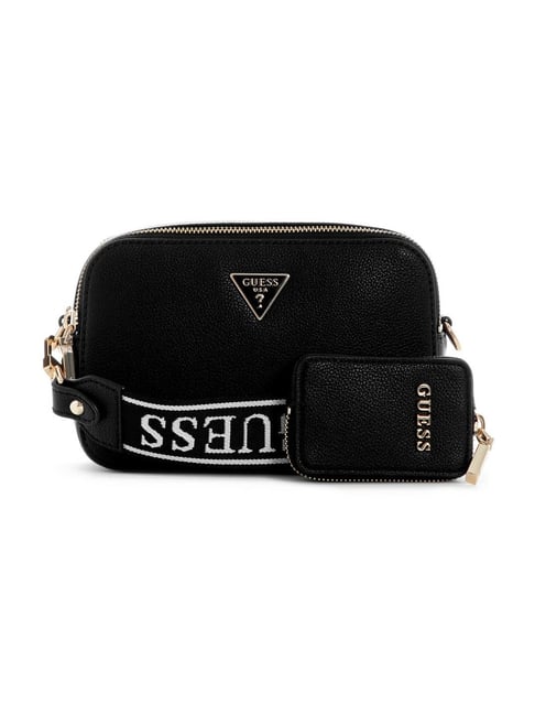 Guess Black Latona Cross Body Bag