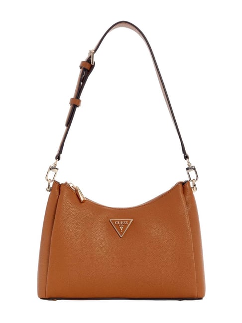 Guess Cognac Meridian Textured Hobo Bag-picture-46