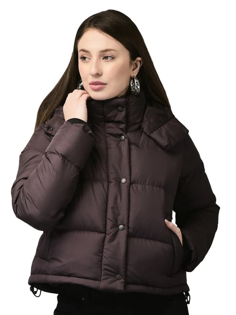 Woods Wine Polyester Solid Jacket-picture-16