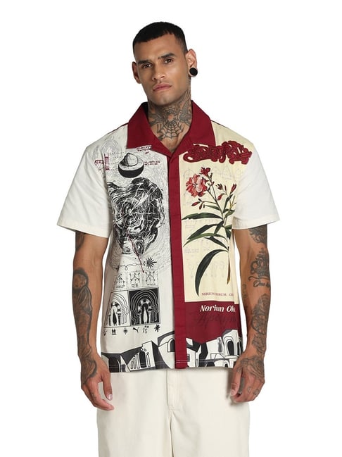 Puma ホワイト バーガンディ シャツ MP000000027141158_437Wx649H_20