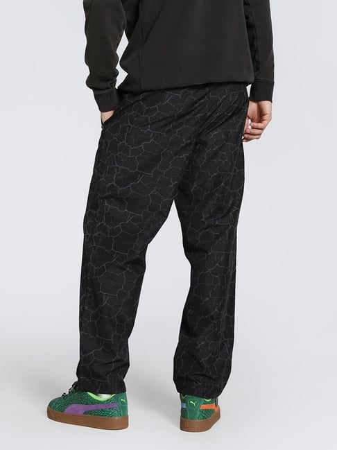Buy Puma x TMNT Black Relaxed Fit Printed Cargo Pants (Daily) for