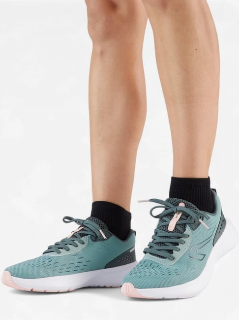 KIPRUN By Decathlon Women's Green & Pink Kiprun Jogflow 190.1 Running Shoes