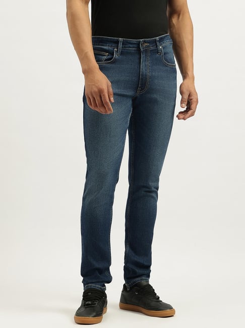 United Colors of Benetton Blue Tapered Fit Jeans-picture-17