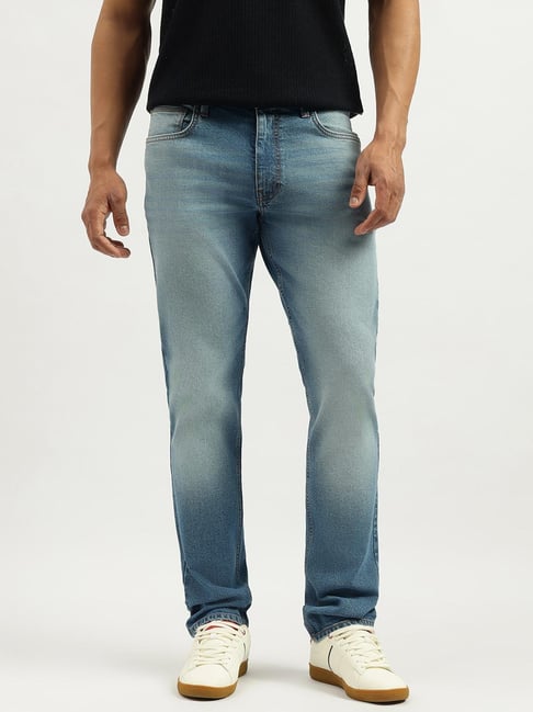 United Colors of Benetton Blue Straight Fit Jeans-picture-21