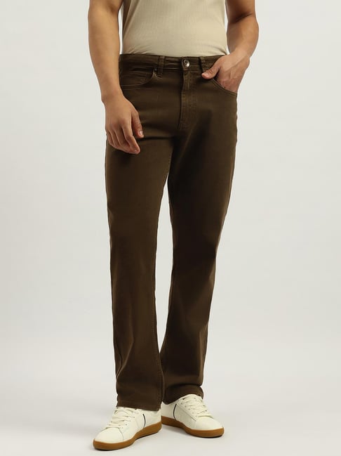 United Colors of Benetton Brown Comfort Fit Jeans-picture-17