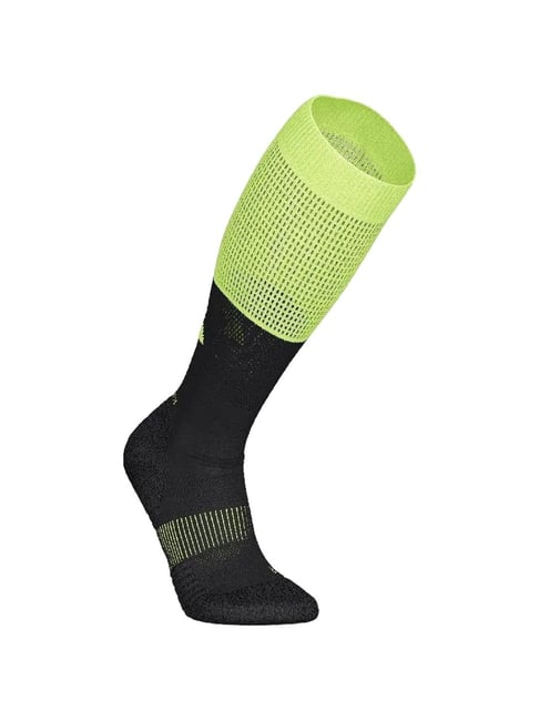KIPRUN By Decathlon Kiprun 500 Running Compression Socks Black/Yellow