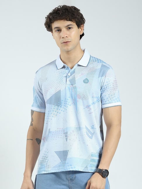 Monte Carlo Blue Regular Fit Printed T-Shirt-picture-32