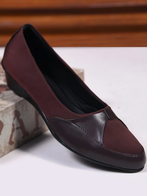 TRYME Women's Maroon Ballerinas-picture-44