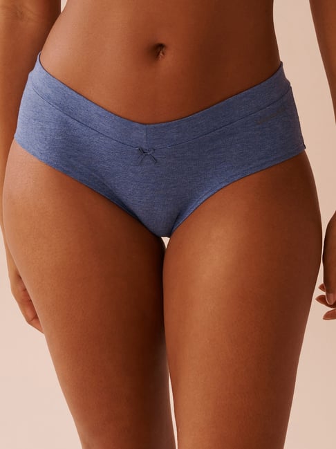 La Vie En Rose Blue Hiphugger Bikini Panty-picture-14